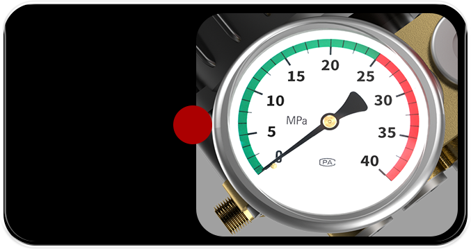 精準(zhǔn)可視壓力表